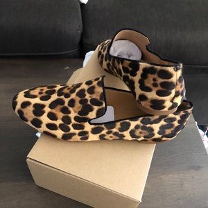 J.Crew factory leopard print loafers (size 8)